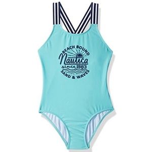 BNWT Nautica Girls One Piece Swimsuit